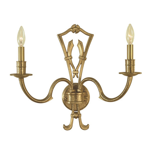 Framburg Matera 2 Light Bath/Sconce, Brushed Brass - 5942BR