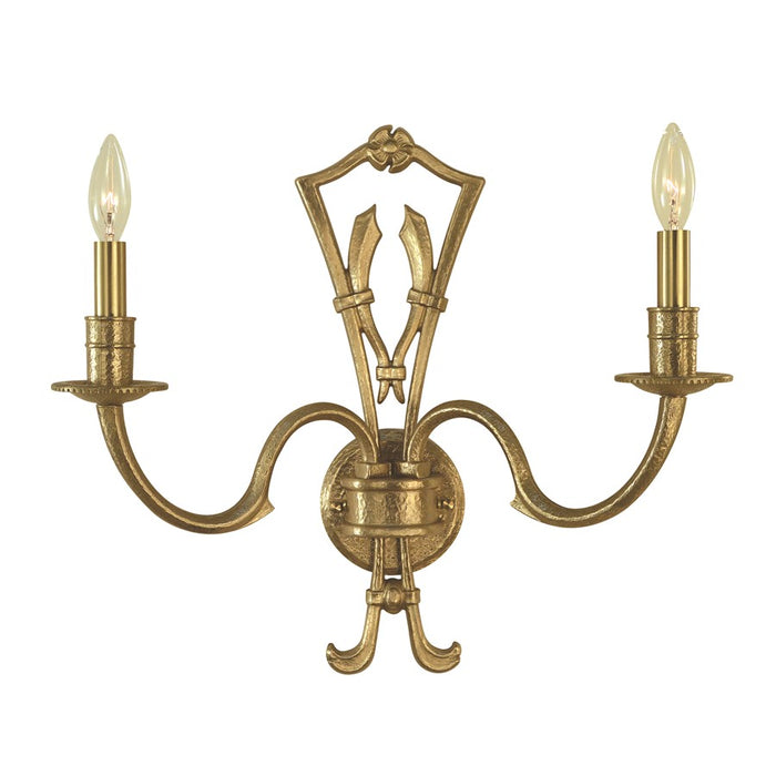 Framburg Matera 2 Light Bath/Sconce, Brushed Brass - 5942BR