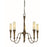 Framburg Old Greenwich 5 Light Dining Chandelier, Antique Brass - 5975AB