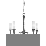 Framburg Old Greenwich 5 Light Dining Chandelier, Brushed Nickel - 5975BN