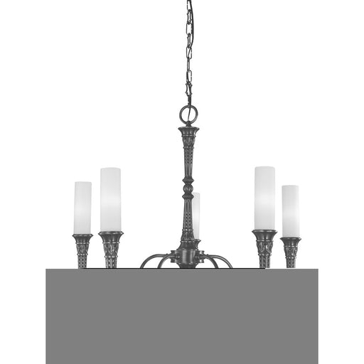 Framburg Old Greenwich 5 Light Dining Chandelier, Brushed Nickel - 5975BN