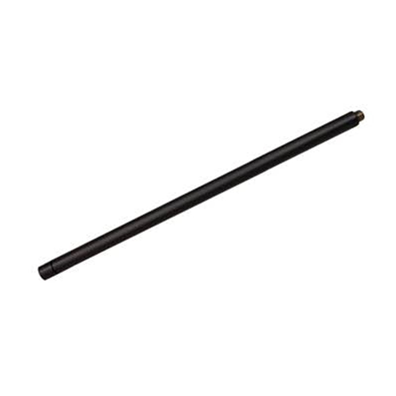 Fredrick Ramond Stem 12in Anvil Black Aluminum Downrod | Modern Minimalist | Ceiling Light Extension & Pendant Hanging | 12 x 0.5 x 0.5 in | Model 6031ABK