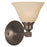 Framburg Taylor 1 Light 9" Bath Sconce, Polished Nickel/Amber Marble - F-2421PM