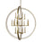 Framburg Constellation 16 Light Foyer Chandelier, Brass/Black - F-4656BR-MBLACK