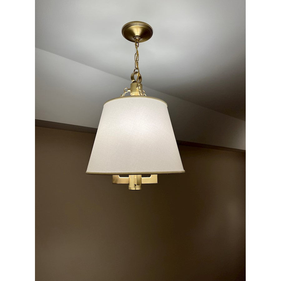 Framburg Bistro 4 Light Mini Chandelier, Brass - F-5603BR