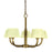 Framburg Emma 5 Light Chandelier, Brass - F-5750BR
