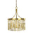 Framburg Holly 6 Light 31" Dining Chandelier, Brass - F-5755BR