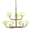 Framburg Emma 9 Light Foyer Chandelier, Brass - F-5759BR