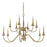 Framburg Matera 12 Light Dining Chandelier, Brass - F-5780BR