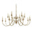 Framburg Matera 14 Light Foyer Chandelier, Brass - F-5788BR