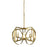 Framburg Olivia 4 Light Dining Chandelier, Brass - F-5862BR