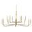 Framburg Manhattan 14 Light Foyer Chandelier, Brass - F-5870BR