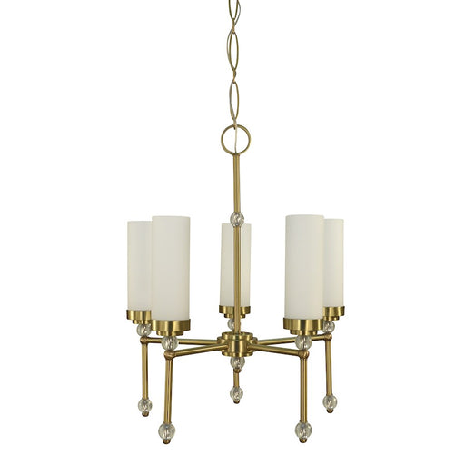 Framburg Emily 5 Light Dining Chandelier, Brass - F-5885BR
