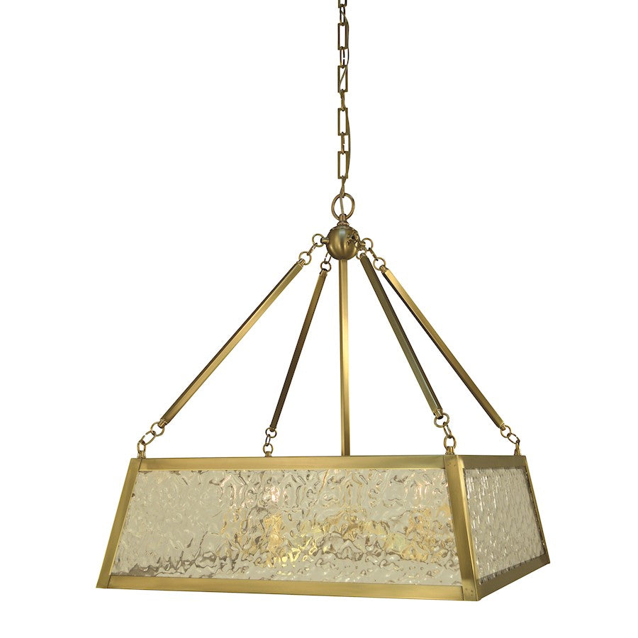 Framburg Avery 5 Light Dining Chandelier, Brass - F-5895BR