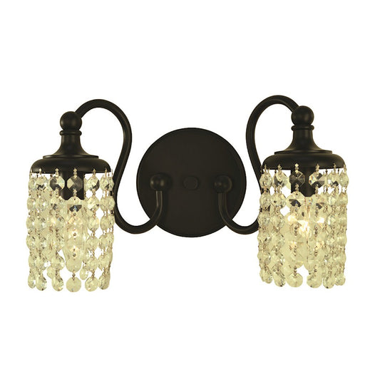 Framburg Eliana 2 Light Bath/Sconce, Black - F-5902MBLACK