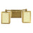 Framburg Asher 2 Light Bath/Sconce, Brass - F-5907BR