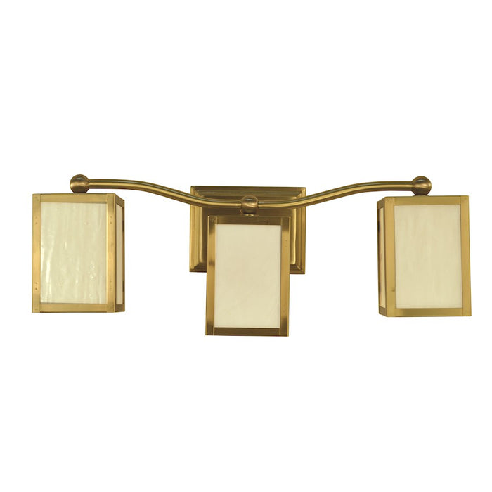 Framburg Asher 3 Light Bath/Sconce, Brass - F-5908BR