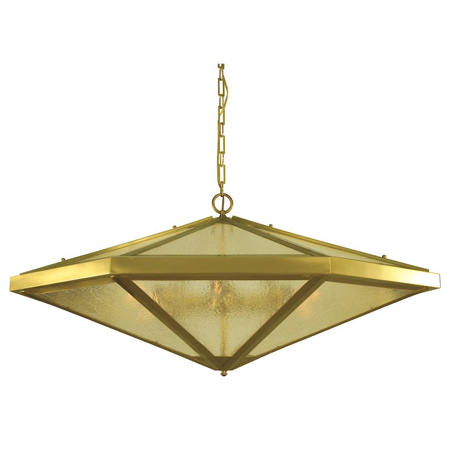 Framburg Nova 6 Light Chandelier, Brass - F-5914BR