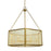 Framburg Mila 6 Light Foyer Chandelier, Brass - F-5916BR