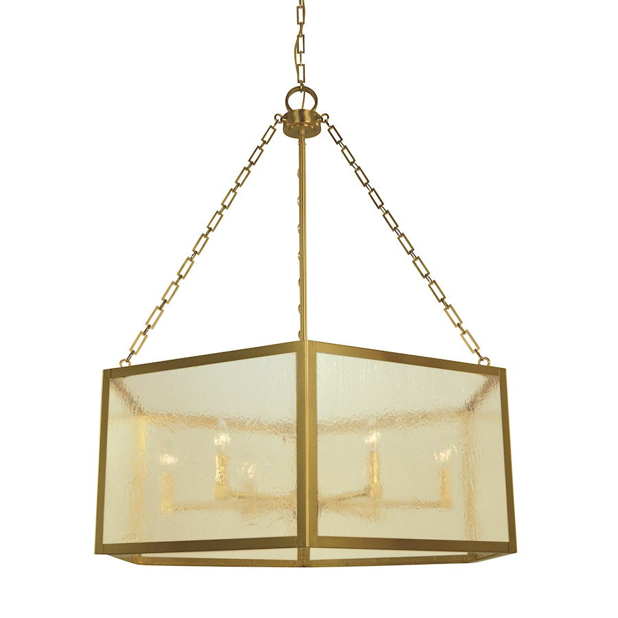 Framburg Mila 6 Light Foyer Chandelier, Brass - F-5916BR