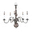 Framburg Jamestown 5 Light Dining Chandelier, Brass - F-9125BR