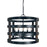Framburg Homestead 5 Light Chandelier, Black - F-L1005MBLACK