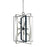 Framburg Interstellar 11 Light Chandelier, Nickel/Black - F-L1091BN-MBLACK