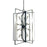 Framburg Interstellar 16Lt Foyer Chandelier, Nickel/Black - F-L1092BN-MBLACK