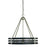 Framburg Luxe 8 Light Chandelier, Pewter/Black - F-L1123SP-MBLACK