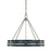 Framburg Luxe 10 Light Chandelier, Pewter/Black - F-L1125SP-MBLACK