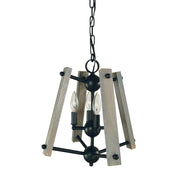 Framburg Meredith 4 Light Dual Mount, Black - F-L1136MBLACK