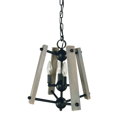 Framburg Meredith 4 Light Dual Mount, Black - F-L1136MBLACK