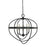 Framburg Elizabeth 5 Light 27" Chandelier, Black - F-L1150MBLACK