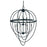 Framburg Elizabeth 9 Light Foyer Chandelier, Black - F-L1154MBLACK