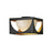Fredrick Ramond Vega 1 Light Ceiling Flush Mount, Anvil Black