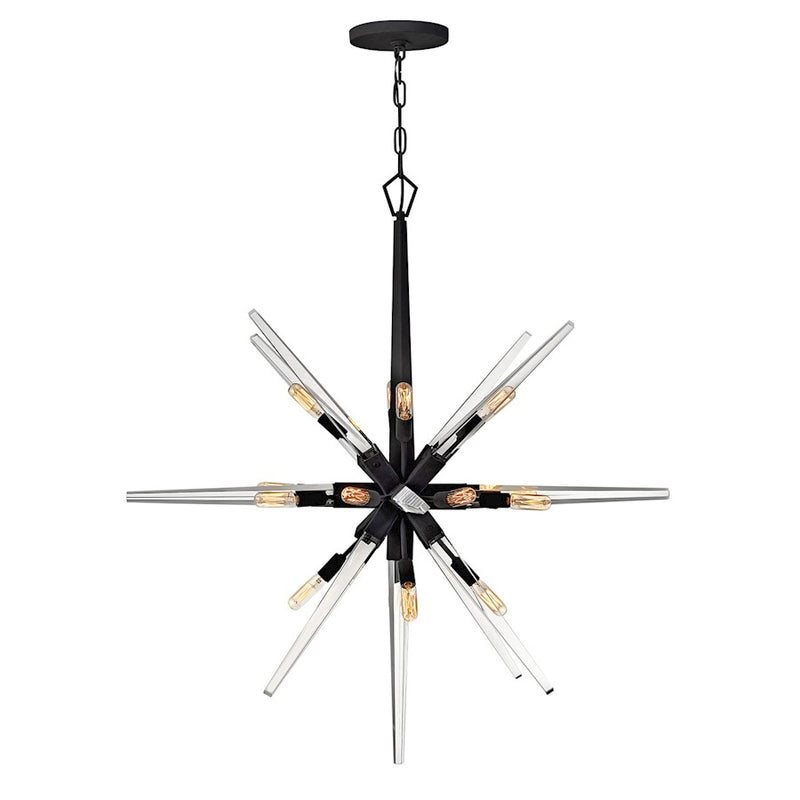 Fredrick Ramond Ariel Chandelier, Black