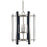 Framburg Bucolic 6Lt Chandelier, Brushed Brass/Black Accents - L1066BR-MBLACK