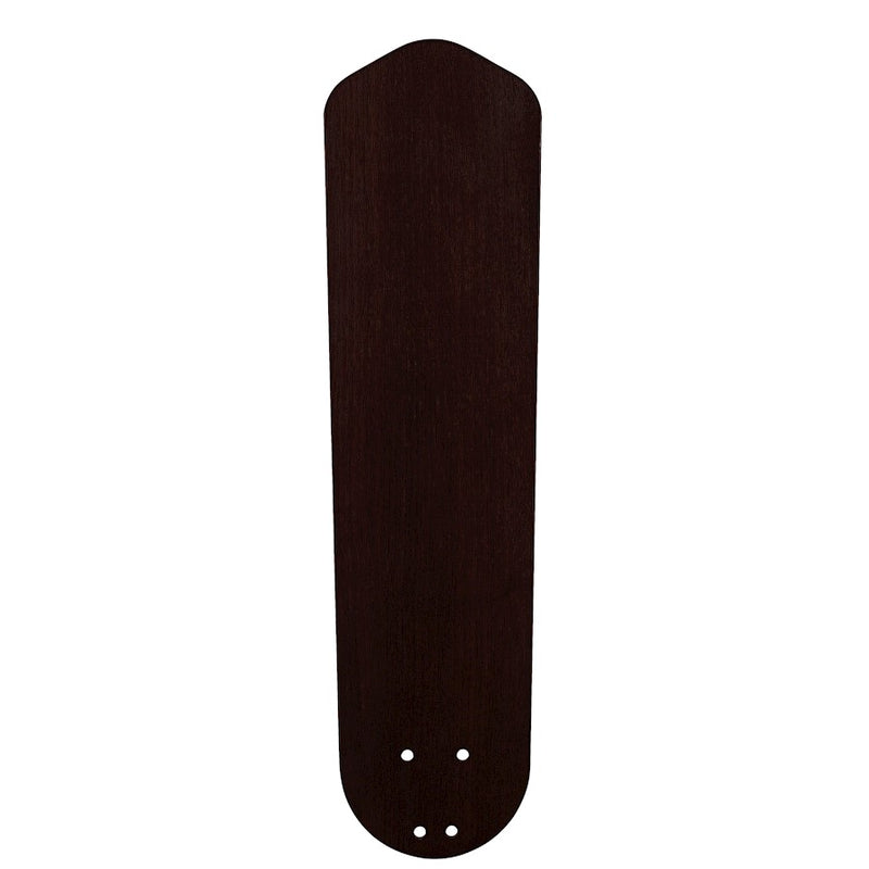 Fanimation myFan 54in 5-Blade Fan Blade Set | Dark Walnut Painted Wood | Ceiling Fan Replacement Blades for Medium Rooms | Model B254DWA