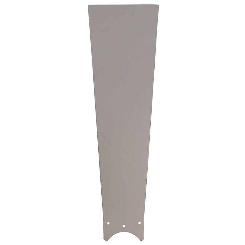 Fanimation Kubix & Zonix 20in Satin Nickel Blade Set of 3 | Metal Ceiling Fan Blades | 42in Sweep Fans | 20 x 6 x 0.24 in | Model B4442SN