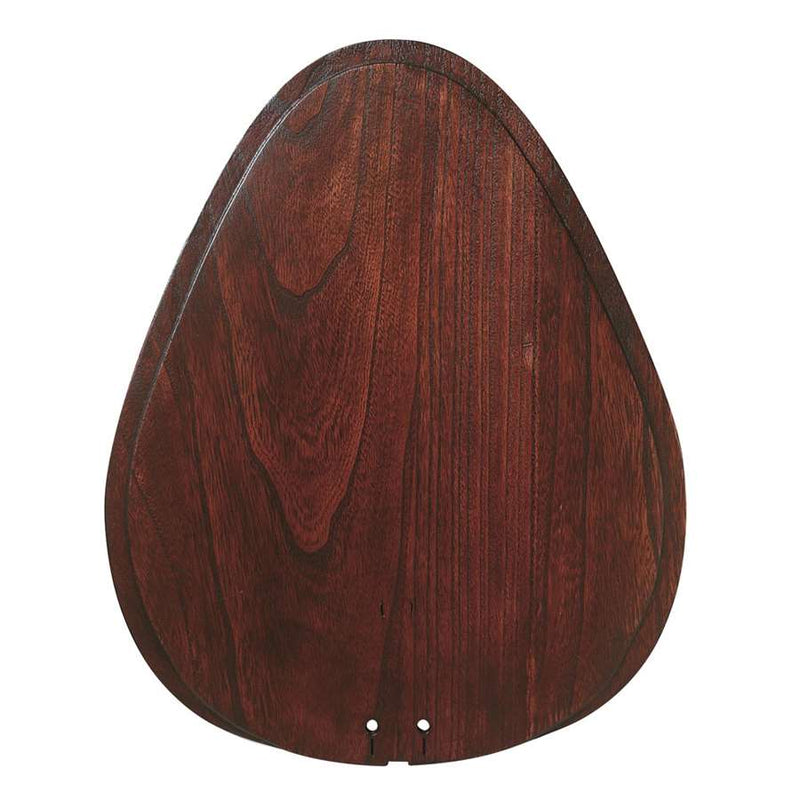 Fanimation Palisade 22in Wide Oval Wood Blades | Cairo Purple Finish | Set of 8 for 68in Fans | 22 x 18 x 0.5 in | Model B5080CP