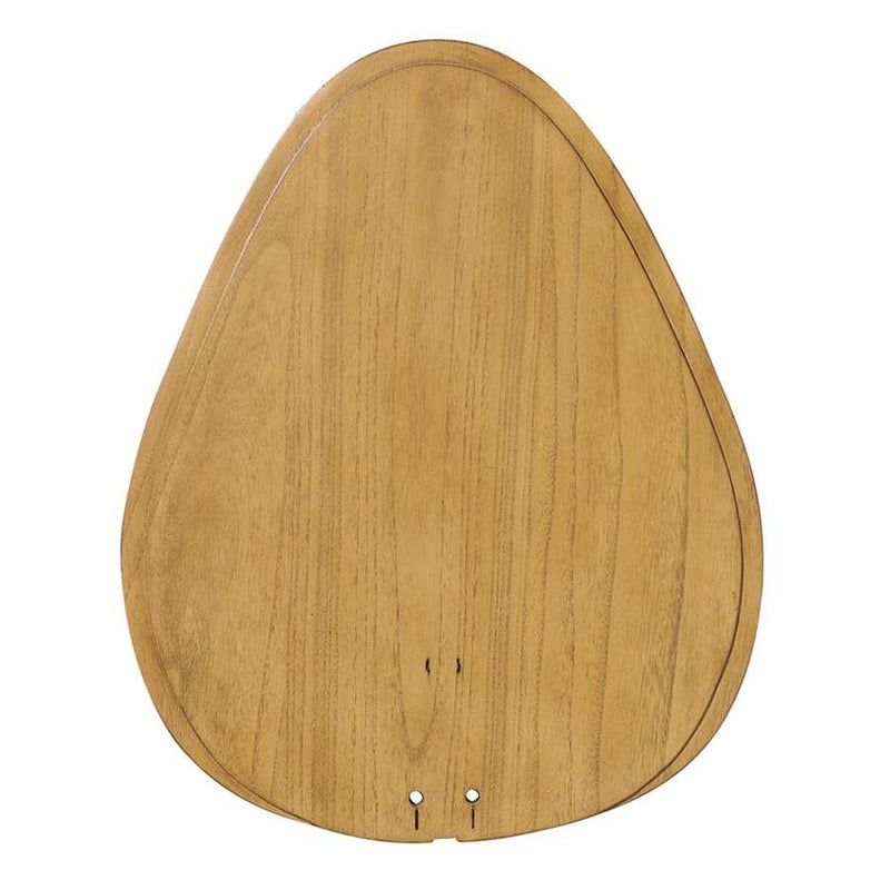 Fanimation Palisade 22in Wide Oval Wood Blades | Sambel Sand Finish | Set of 8 for 68in Fans | 22 x 18 x 0.5 in | Model B5080SS