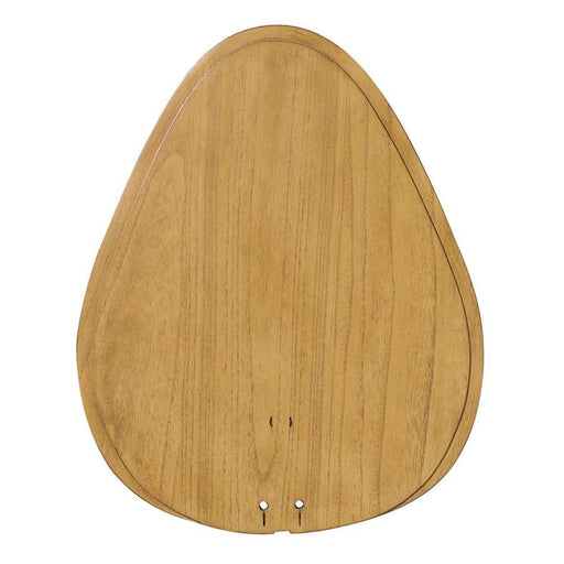 Fanimation Palisade 22in Wide Oval Wood Blades | Sambel Sand Finish | Set of 8 for 68in Fans | 22 x 18 x 0.5 in | Model B5080SS