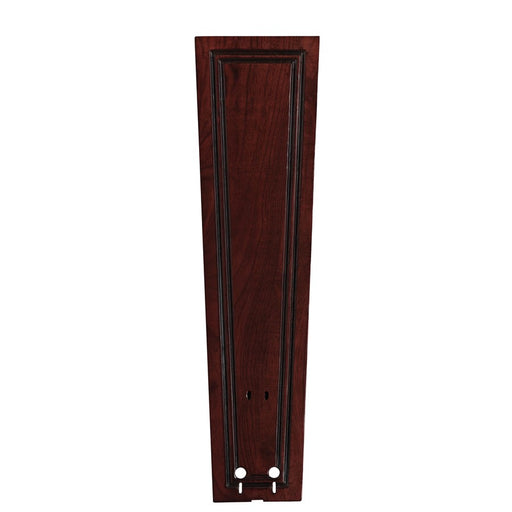 Fanimation Carved Rectangle Frame Wood Blade Set of 5 | Dark Cherry Wood | 52in Sweep for Ceiling Fans | 22 x 6 x 0.5 in | Model B5132DC