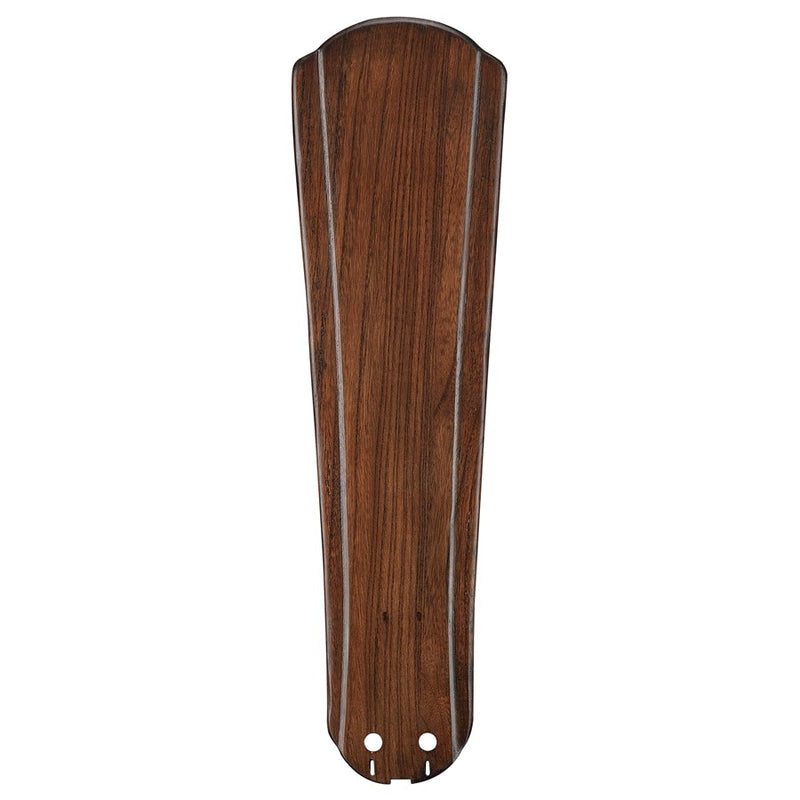 Fanimation Raised Contour 22in Carved Wood Fan Blade Set | Walnut Finish | 5-Blade 52in Sweep | Dry Locations | Model B5310WA