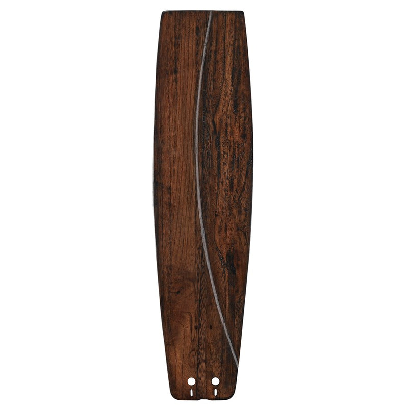 Fanimation Soft Rounded 26in Carved Wood Fan Blades | Walnut Finish | 5-Blade Set for 60in Ceiling Fans | Dry Locations | Model B6130WA