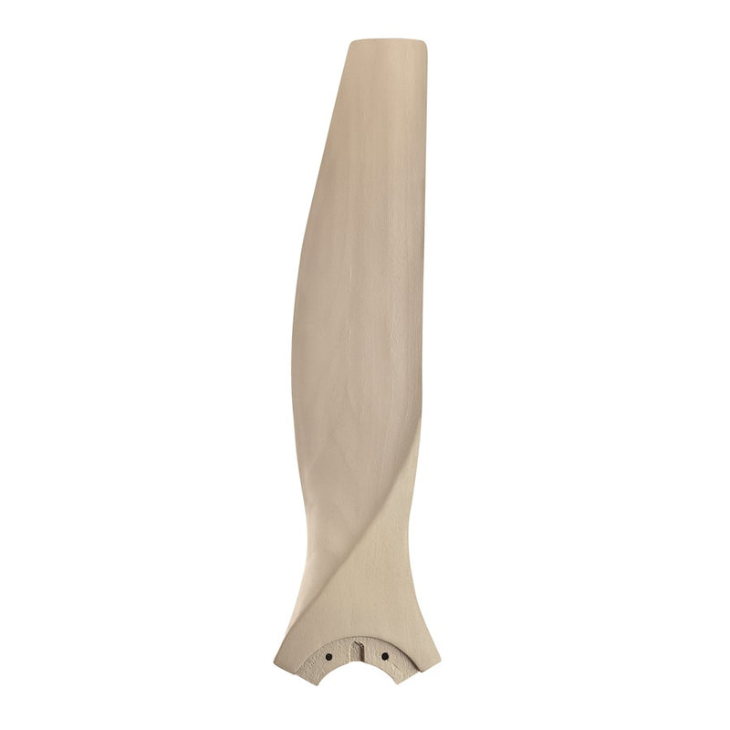Fanimation Spitfire 48in 3-Blade Set Brushed Nickel | Buttonwood Wood Blades | Ceiling Fan Replacement Blades for Damp Locations | Model B6720-48BN