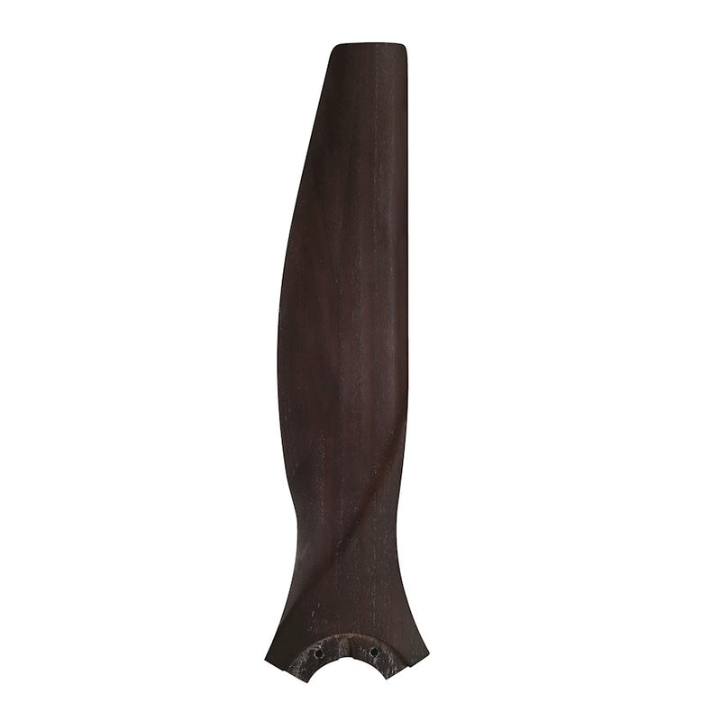 Fanimation Spitfire 48in 3-Blade Set Dark Walnut | Buttonwood Wood Blades | Ceiling Fan Replacement Blades for Damp Locations | Model B6720-48DWA