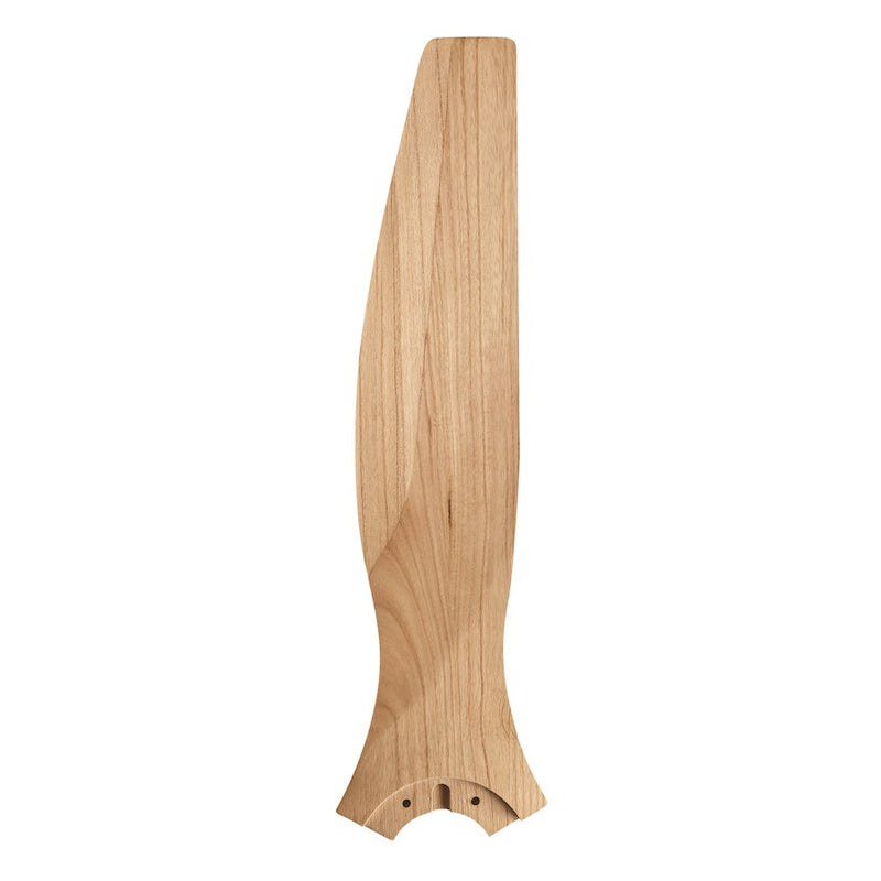 Fanimation Spitfire 48in 3-Blade Set | Natural Buttonwood Ceiling Fan Blades | Indoor & Covered Outdoor Use | 23 x 6 x 1.5 in | Model B6720-48N