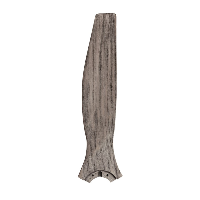 Fanimation Spitfire 48in 3-Blade Set Weathered Wood Buttonwood | Damp Rated Ceiling Fan Blades | 23 x 6 x 2 in | Model B6720-48WE