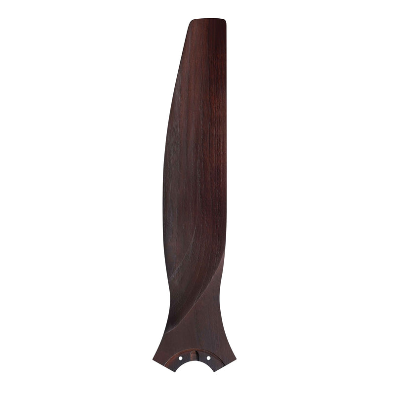 Fanimation Spitfire 54in 3-Blade Ceiling Fan Blade Set | Dark Walnut Buttonwood | Covered Patio & Porch | 26.2 x 6.22 x 1.5 in | Model B6720-54DWA